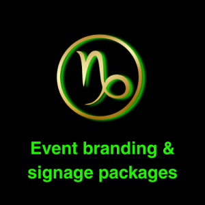 Event branding & signage packages