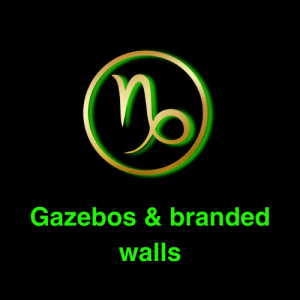 Gazebos & branded walls